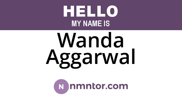 Wanda Aggarwal