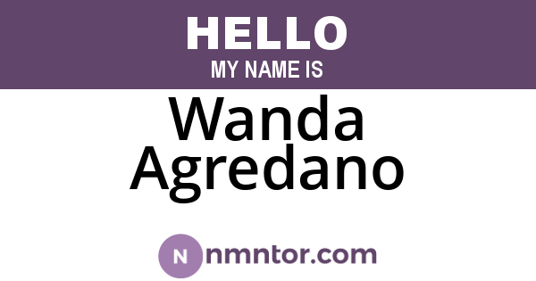 Wanda Agredano