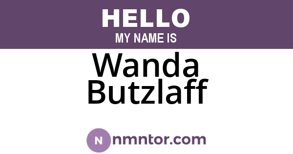 Wanda Butzlaff