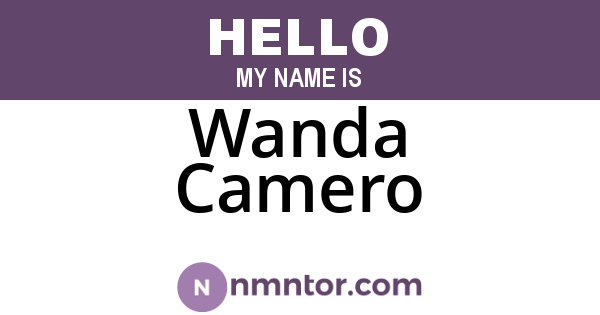 Wanda Camero