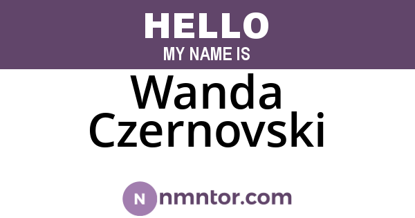 Wanda Czernovski