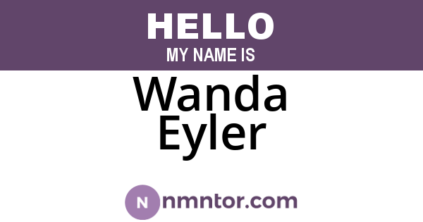 Wanda Eyler