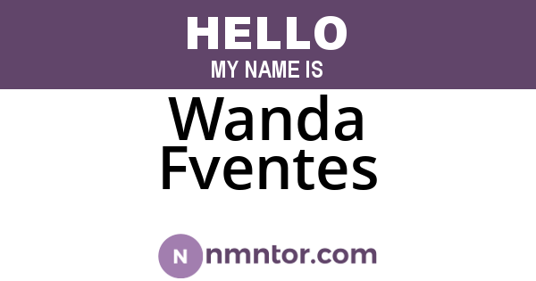 Wanda Fventes