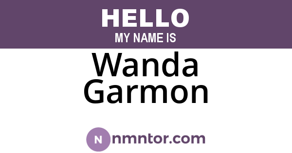Wanda Garmon