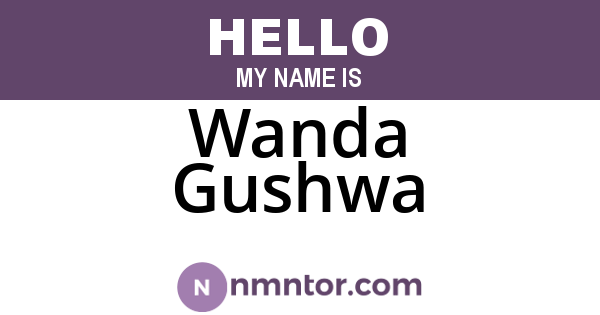 Wanda Gushwa