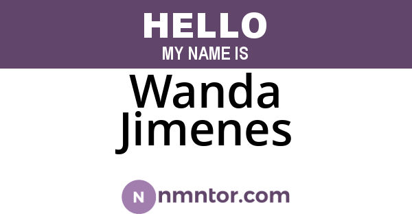 Wanda Jimenes