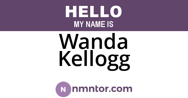 Wanda Kellogg