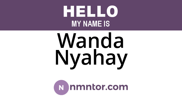 Wanda Nyahay