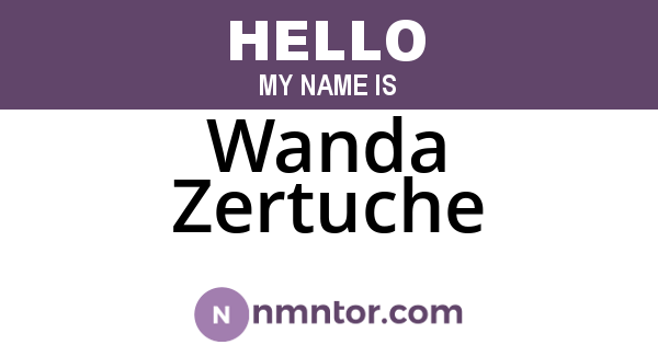 Wanda Zertuche