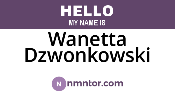 Wanetta Dzwonkowski