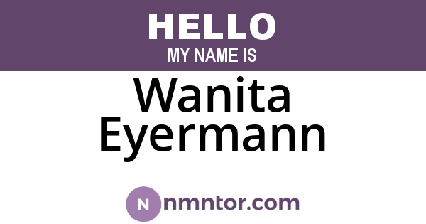 Wanita Eyermann