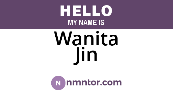 Wanita Jin