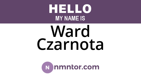 Ward Czarnota