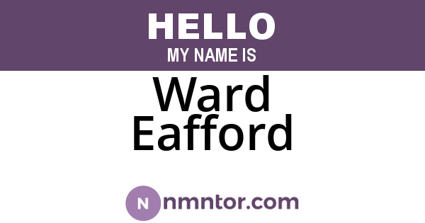 Ward Eafford