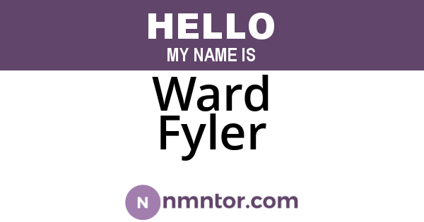 Ward Fyler