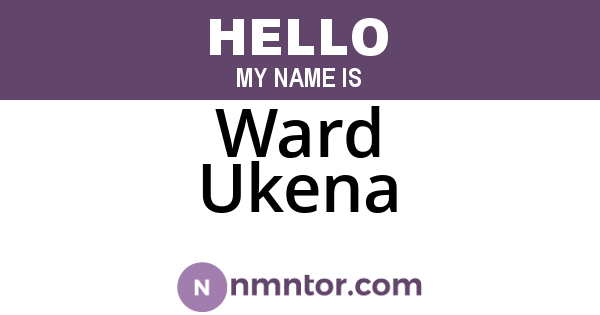 Ward Ukena