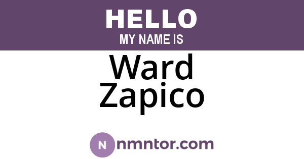 Ward Zapico