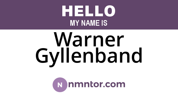 Warner Gyllenband