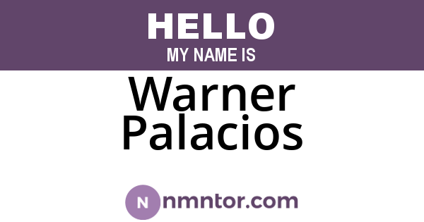 Warner Palacios