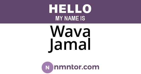 Wava Jamal