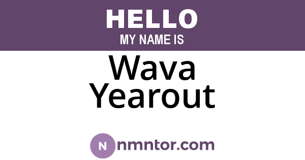 Wava Yearout