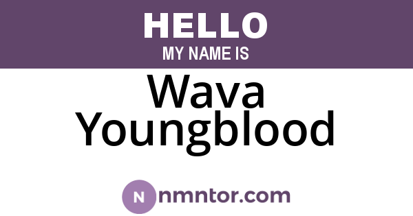 Wava Youngblood
