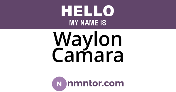 Waylon Camara