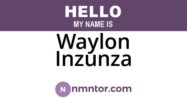 Waylon Inzunza