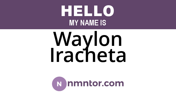 Waylon Iracheta
