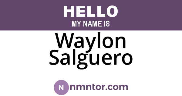 Waylon Salguero