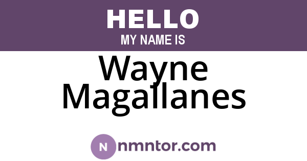 Wayne Magallanes