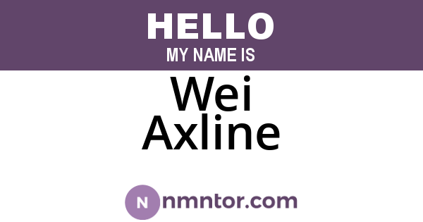 Wei Axline