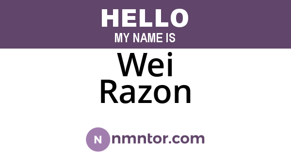 Wei Razon