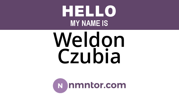 Weldon Czubia