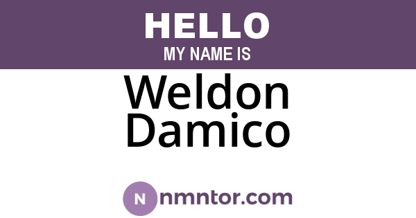 Weldon Damico