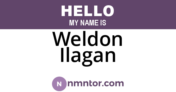 Weldon Ilagan