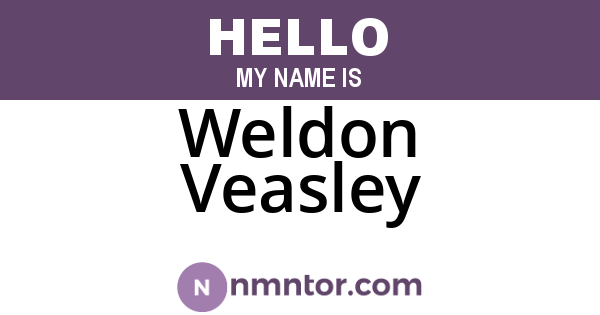 Weldon Veasley