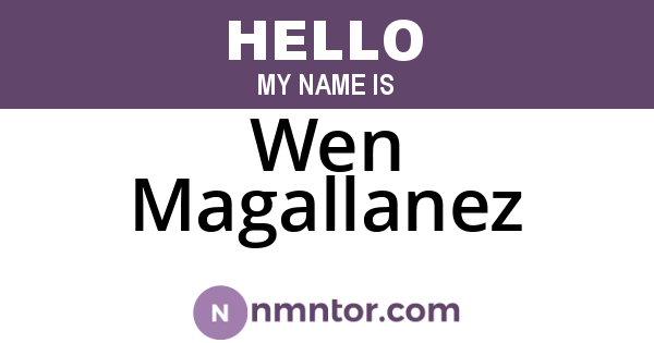 Wen Magallanez