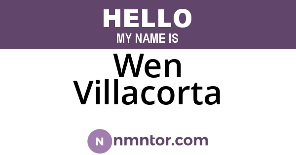 Wen Villacorta