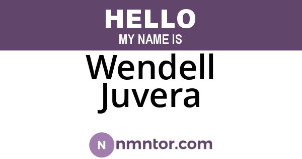 Wendell Juvera