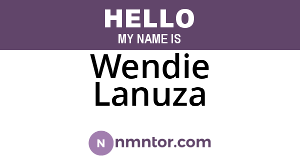 Wendie Lanuza