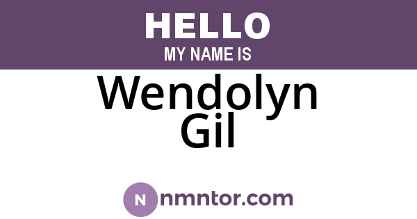 Wendolyn Gil