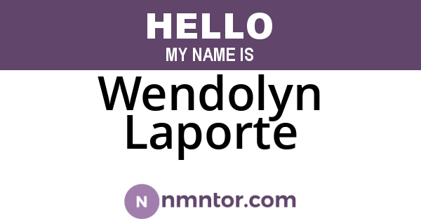Wendolyn Laporte