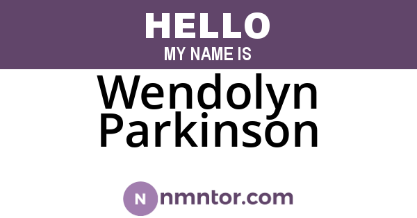 Wendolyn Parkinson