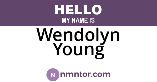 Wendolyn Young