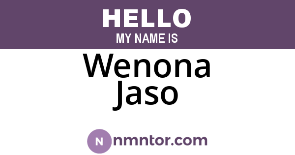 Wenona Jaso