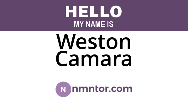 Weston Camara