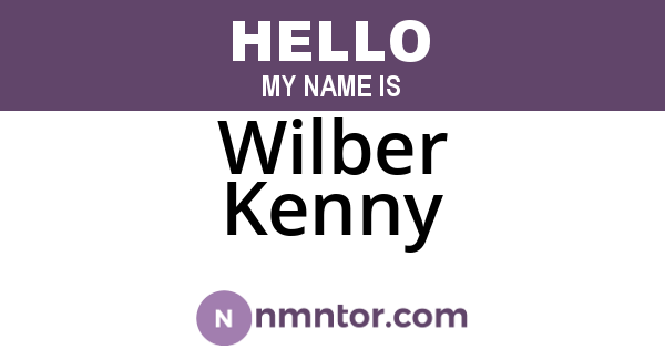 Wilber Kenny