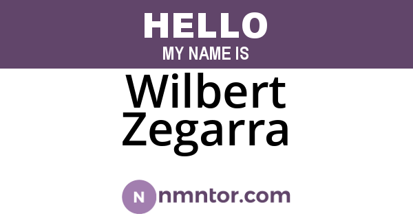 Wilbert Zegarra