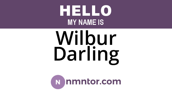 Wilbur Darling